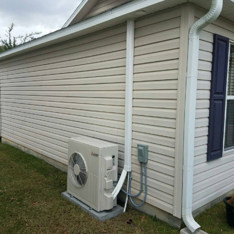 AC Unit Outside House